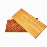2 Pieces Portable Wooden Foot Massage Board Stretching Support Personal Care Textured Surface for Home, Exercise