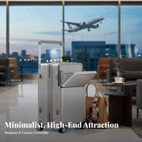 20 Inch Carry-on Suitcase Airport Security Approved Lock Carry-on Luggage Quiet