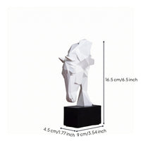 Geometric Horse Figurine Faceted Home Decor Modern for Living Room