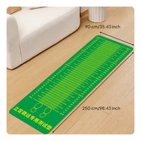 3 Pieces Broad Jump Measurement Mat Anti-Slip Sports Equipment Rubber for School