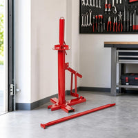 Heavy-Duty Manual Tire Changer Floor-Mounted Tire Changer with Pry Bar Compact Rim Lifter Sturdy for Workshops