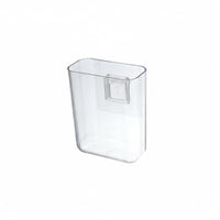 Narrow vertical surfaceMount container Clear Design Organizer Box Easy Installation for Dorm Room