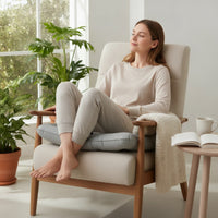 Inflatable Cushion Easy to Inflate Tufted Cushion Inflatable Seat Pad Compact Comfortable for Commuters