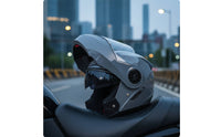 Certified Modular Flip-Headgear | guarding, complete-coverage, for Daily Commuting