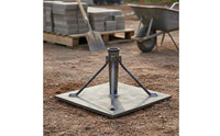 Duty Ground Tamper Laborsaving Manual Soil Rammer Rustproof Ground Compaction Tool for Foundation Work