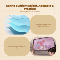 Car Window Sun Shade, Privacy Screen, Universal Fit