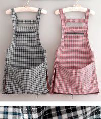 采摘果园套袋背带围裙女农活干活短款厨房做饭耐脏罩衣工作服围腰