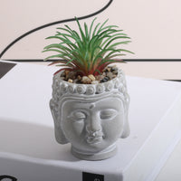 户外花园庭院造景创意水泥工艺品佛大象绿植花盆可爱动物装饰摆件