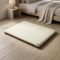 Cushioned Air Mattress with Built-in Pump Waterproof Inflatable Air Bed Portable Inflatable Mattress Electric for Guests