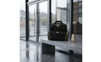 Quilted Duffle Bag Soft-Sided Quilted Travel Bag Padded Travel Case Multi-Compartment Lightweight for Travelers, Business Trips