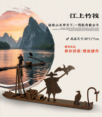 DIY Metal Wupeng Boat Model 3D Puzzle Kit for Youth, Brass, Shrink-Wrapped