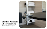 Hydraulic Grooming Table Foot Pedal Control Adjustable Height Dog Grooming Table Non-Slip Surface for Pet Health Pet Care Facility