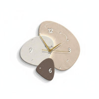 Modern Decorative Timepiece Silent Movement Irregular Shape Clock for Bedroom