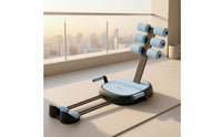 Core Workout Machine with Foam Rollers Sturdy Sit-up Assistant Stable Sit-up Exercise Equipment for Home Gym, Living Room