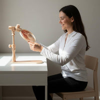Cross Stitch Stand Tabletop Adjustable Embroidery Holder Stable Base for Desk