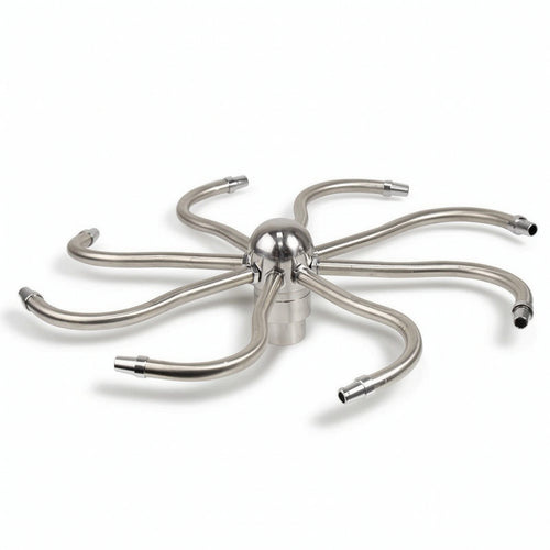 Rotating Fountain Nozzle Stainless Steel Water Wheel Nozzle Radial for Landscape
