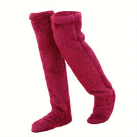 Soft Fuzzy Socks Soft Fuzzy Socks Cozy Leg Warmers Stretchy for Women