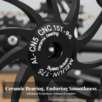 Rear Derailleur Pulley Anodized Ceramic Bearing Guide Wheel Aluminum Alloyuminum Aluminum Alloyloy Uminum Aluminum Alloyuminum