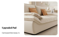 High-Density Foam Cushioning Deep-Seat Luxuriously Soft Sofa Oversized Living Room Furniture Pillow-Like Armrests Couch Breathable for Apartment Dwellers, Families, Homeowners, Lounge Area, Home, Bedroom