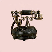 Jade-Tone Wireless Phone Card-Inserting Retro Telephone
