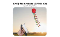 Sea Creature Kite Easy to Fly Frameless Sea Creature Kite No Assembly Required