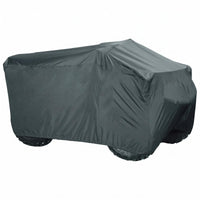 210D Oxford Cloth Waterproof ATV Cover Snug Fit ATV Cover Black Weather Guard Elastic Hem