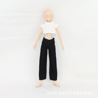 1/12兵人衣服配件裤6寸figma可动人偶手办模型shf素体休闲直筒裤