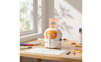 Educational Drawing Robot with Cards Screennon-Screen Drawing Robot with Pens Compact Drawing Device Cute for Toddlers