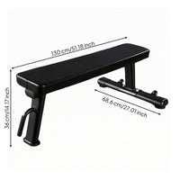 Flat Gym Bench Versatile Flat Weight Bench Sturdy for Home Workouts