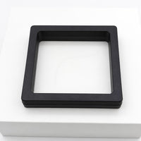 PE Film Jewelry Display Box for Necklace Ring Earring, Transparent Suspension Gift Case
