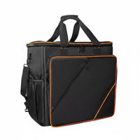 Large Capacity Desktop Computer Carrying Case Trolley Design Rolling Desktop PC Bag Wheels Computer Computer Case Travel Bag Wear-Resistant for Moving