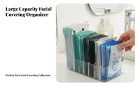 Partitisingled facial covering Storage Box Large Capacity facial care holder Space-Saving