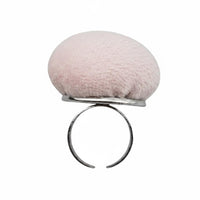 Embroidery Ring Holder Needle Organizer Pincushion Velvet Adjustable Band Accessory for Daily Sewing Suitable for Home Crafting DIY Projects Hand Embroidery