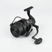 Matte Black Rotating Fishing Reel Powerful Rotating Reel High-Capacity Tackle Ultra Smooth for Anglers, Coastal Fishing Casting