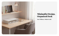 Stackable Drawer Box Space-Saving Desktop Organizer Sturdy Construction