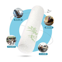 Memory Foam Cervical Pillow, Cylindrical, for Office and Side Sleeping