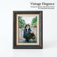 Vintage Picture Frame Desk Display, Ornate European Classical Resin Frame, Handmade Decorative Holde - Image 2