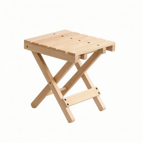 Folding Stool Compact Wooden Stool Lightweight for Sketching