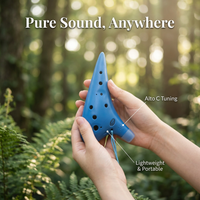 12 Hole Alto Ocarina for Beginners, Musical Instrument Resin Ocarina with Lanyard and Mouthpiece Cap - Image 2