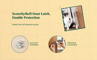 Stainless steel security latch lock