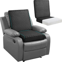 Egg Crate Foam Lounger Cushion with Back Support, Extra Large Anti-Slip