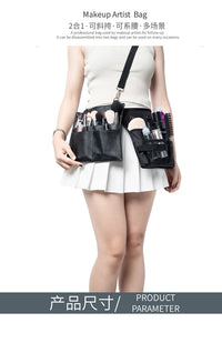 2-in-1 Makeup Artist Waist and Crossbody Bag for Studio and Film Set