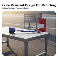 Leak-Proof Bendable Oil Funnel Reusable Flexible Oil Funnel Long-Lasting Plastic Wide Mouth for Mechanics, DIYers, Garage, Workshop