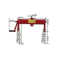 Engine Weight Leveler Adjustable Weight Leveler with Chains Secure Engine Lifting Leveling Tool for Mechanics