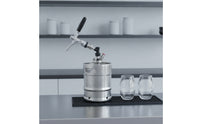 Polished Beer Keg Coupler with Lever Handle Compact Beer Tap with Handle Mechanical Keg Tap Commercial-Grade for Homebrewers