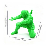 Stealth Warrior Figurine Sculpted Details Crouching Stealth Warrior