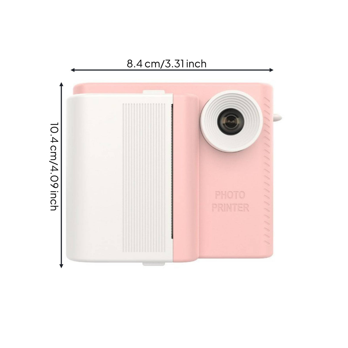 Kids Instant Print Camera Gift Twin Lens Print Camera 3-in-1 for Travel
