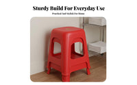 Stackable Stool Space-Saving Design Thickened Stool Nesting Utility Seat for Adults, Families, Dining Room, Kitchen, Classroom
