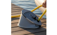 Inflatable Boat Pump Portable Foot Air Pump Double Function for Boating, Boaters