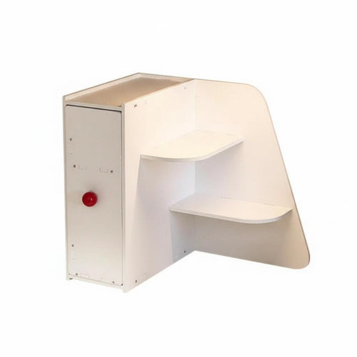 Corner storage rack Space Saving Storage Rack Tiered Design for Study Room, Bedroom